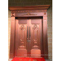 Red Walnut Copper Door